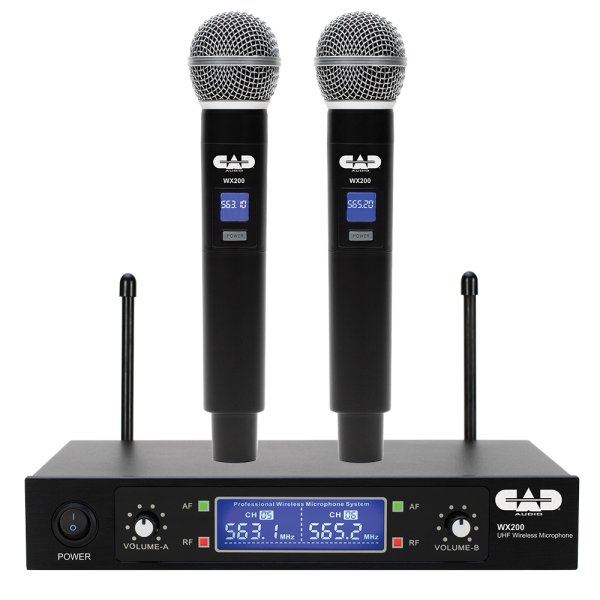WX200 WIRELESS DUAL HANDHELD MICROPHONE SYSTEM