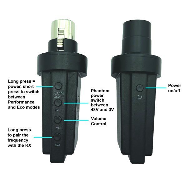 WX100 Digital Wireless XLR Adapter